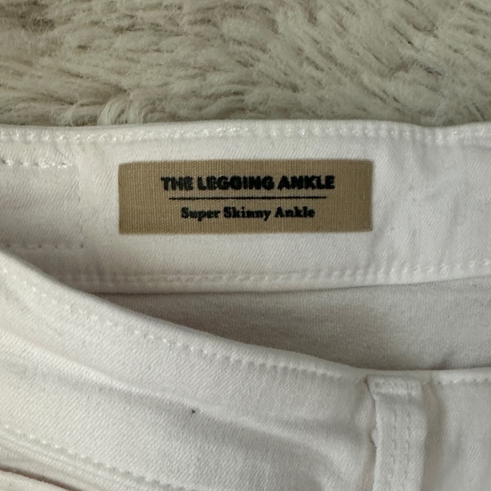 AG Adriano Goldschmied Sz 29 Women's White Legging Ankle Skinny Jean - Picture 4 of 9